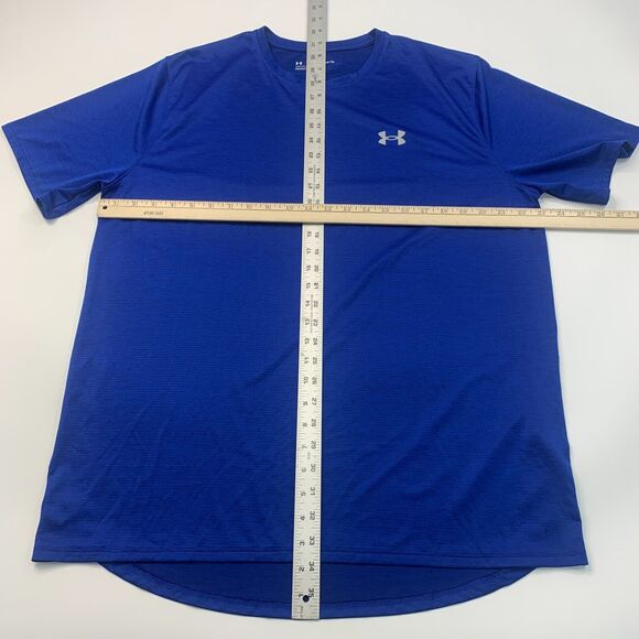 Under Armour Vent 2.0 T Shirt Mens XL Extra Large Ocean Blue Loose Short Sleeve - Picture 8 of 10
